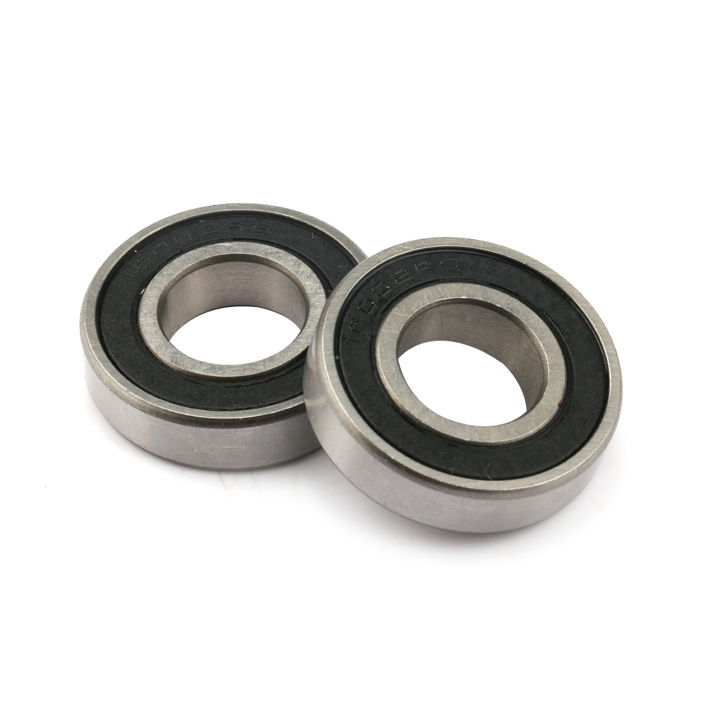 Deep Groove Ball Bearings Pre-Lubricated and Stable Performance and Cost Effective XiKe 4 Pcs 6202-2RS Double Rubber Seal Bearings 15x35x11mm