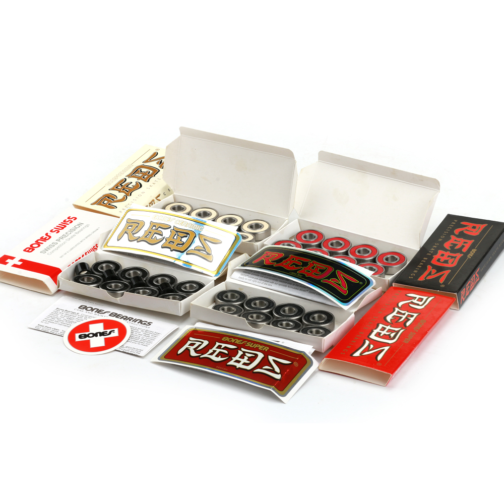 ABEC7 skateboard 608 8*22*7mm black nylon cage bones swiss reds Buy