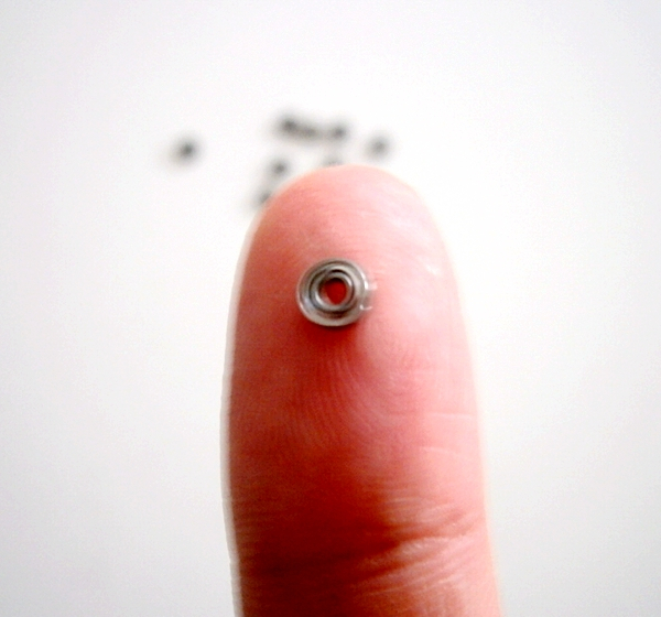 681 miniature deep groove ball bearing 1X3X1mm