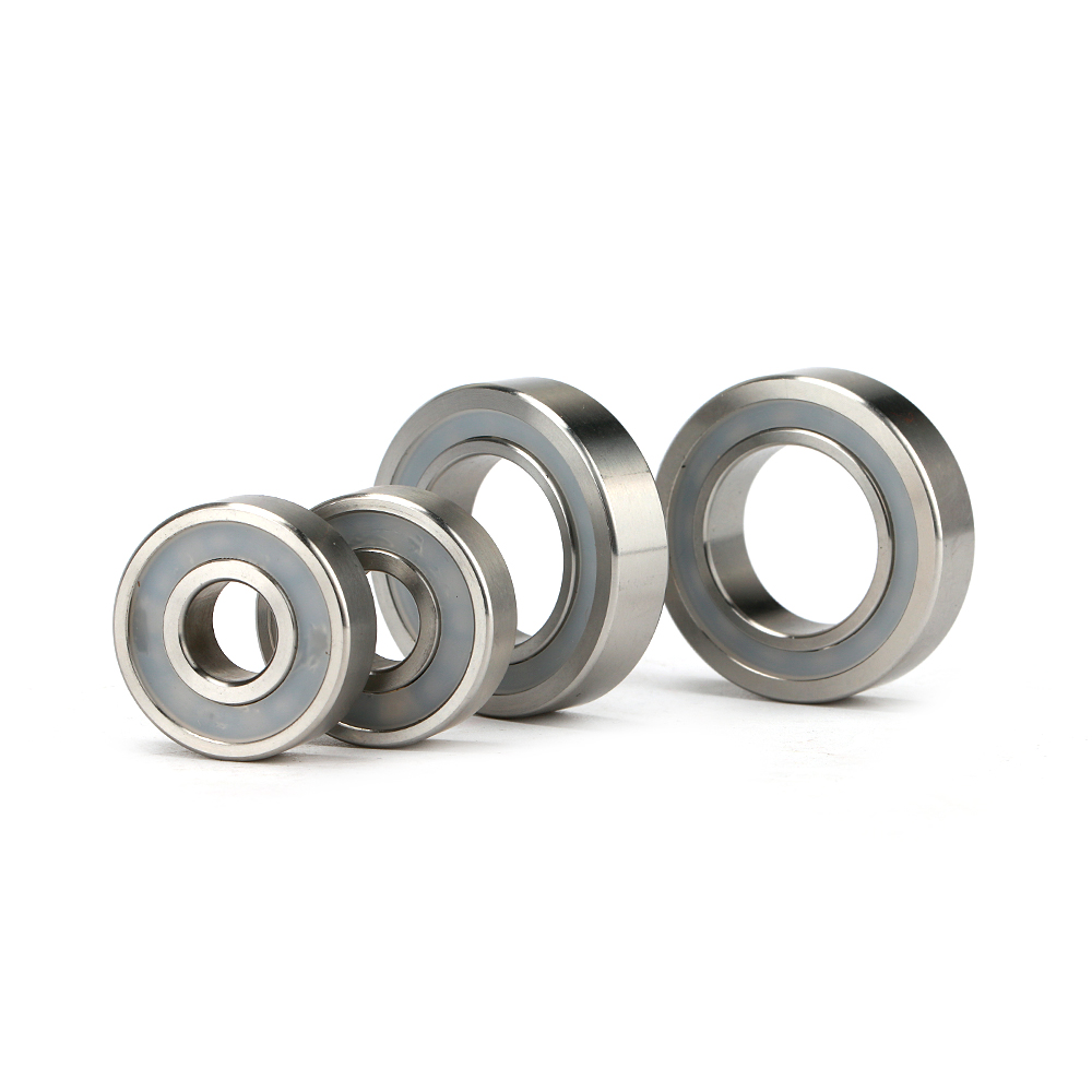 316 stainless steel ball bearing with PE seal S6801 2rs 12x21x5mm 