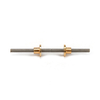stainless steel Trapezoidal screw 12mm diameter Left thread right thread on one lead screw tr12