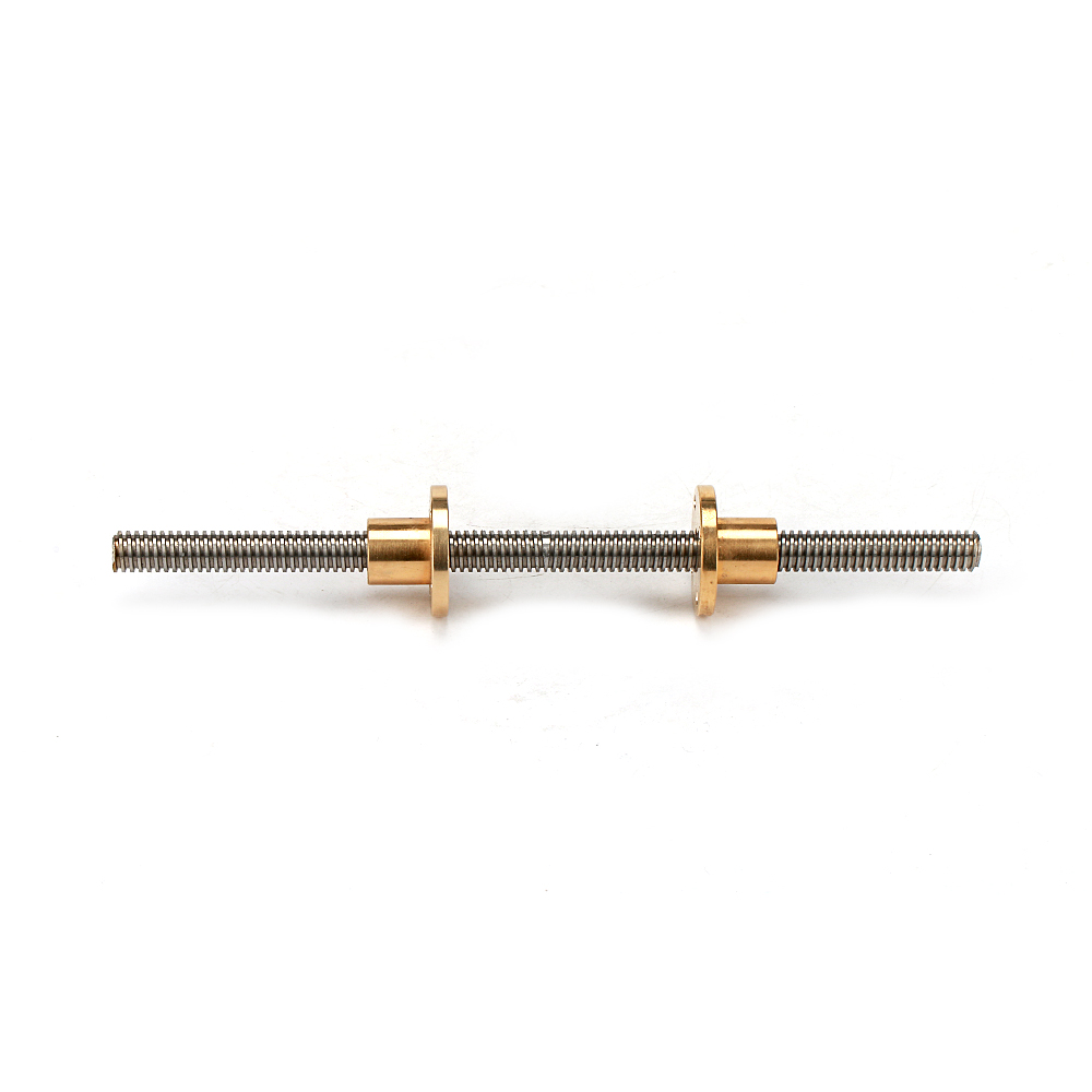 stainless steel Trapezoidal screw 12mm diameter Left thread right thread on one lead screw tr12