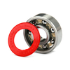 Professional skateboard rolamento chrome steel ABEC7 bones reds 608 single red seal in stock