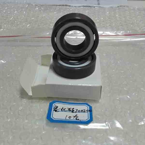 Si3N4 sealed full ceramic angular contact bearing 7002 CE