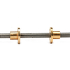 stainless steel Trapezoidal screw 12mm diameter Left thread right thread on one lead screw tr12