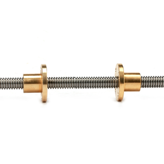 stainless steel Trapezoidal screw 12mm diameter Left thread right thread on one lead screw tr12