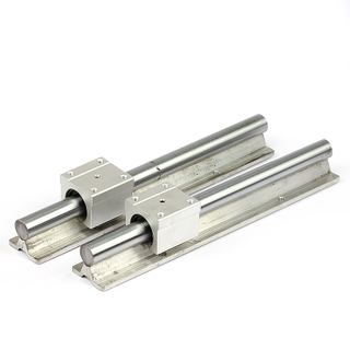 Aluminum slide cylindrical guide optical axis slide SBR25 with bearing block SBR25UU SBR25LUU