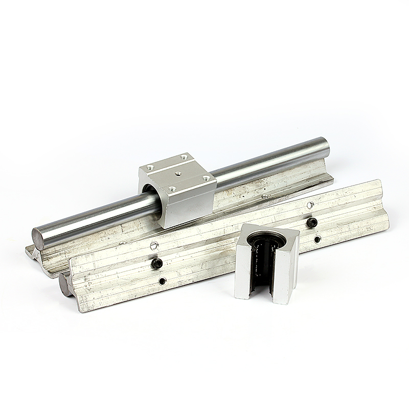 Cylindrical linear guide rail 16mm diameter SBR16 with carriage SBR16UU SBR16LUU
