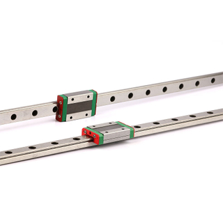 Free of lubricant stainless steel mini 5mm linear guide rail MGN5 with linear block carriage