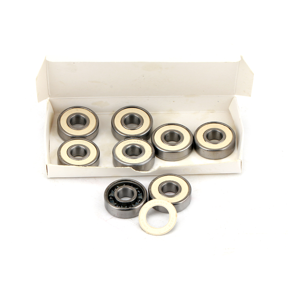 nylon cage si3n4 ceramic balls bones ceramic reds ABEC7 skateboard 608 8*22*7mm
