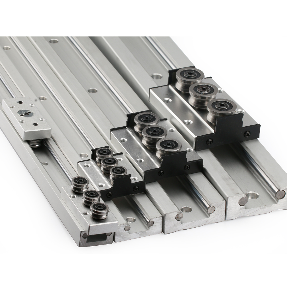 Rectangle wheel linear rail high precision mute slide SGR20N 47mm width with lock slider SGB20N-3 -4-5