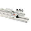 70mm width double shaft square linear guide SGR25 with roller guide bearing block SGB25-3 SGB25-4 SGB25-5 