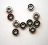 681 miniature deep groove ball bearing 1X3X1mm