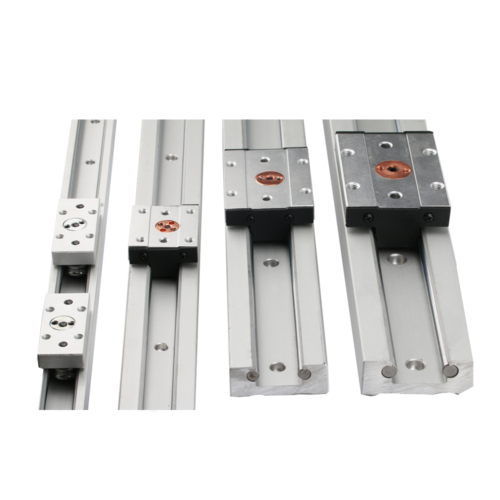 70mm width double shaft square linear guide SGR25 with roller guide bearing block SGB25-3 SGB25-4 SGB25-5 