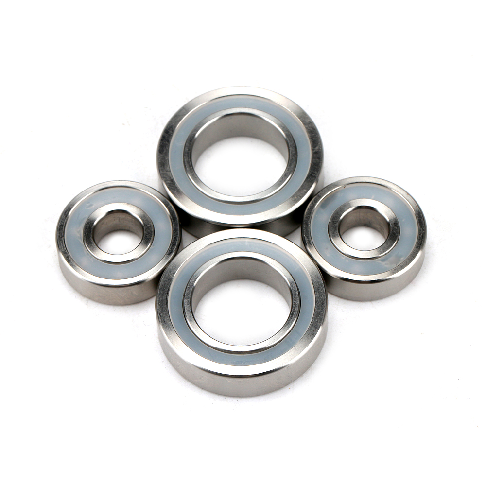 316 stainless steel ball bearing with PE seal S6801 2rs 12x21x5mm 