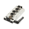 Extremely fast heavy-duty roller linear guide with built-in square double-axis SGR20 with locking slider SGB20-4