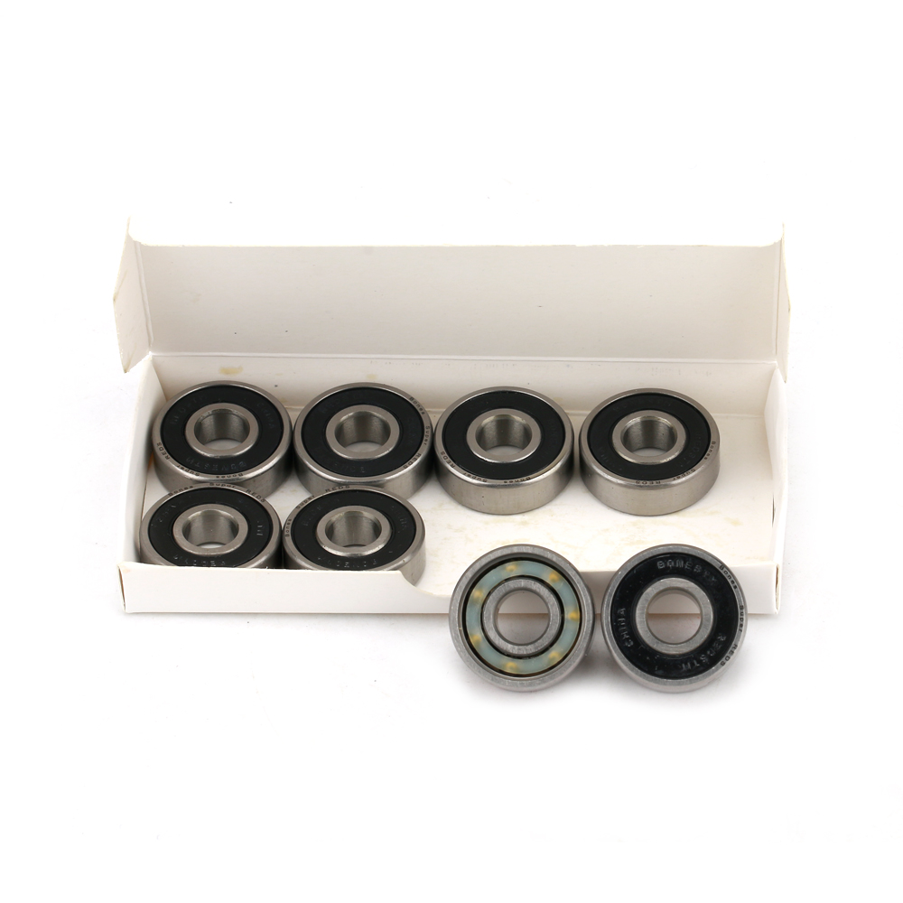 Professional skateboard rolamento ABEC7 nylon cage bones super reds 608