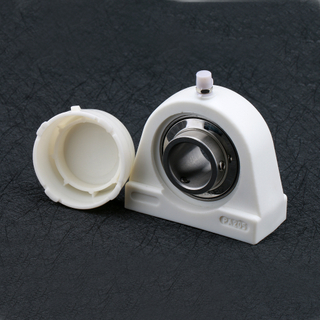 72mm diameter pillow block bearing SUCPA207 with white plastic housing and stainless steel bearing 