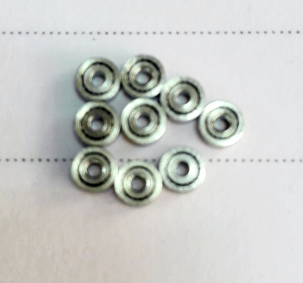 681 miniature deep groove ball bearing 1X3X1mm