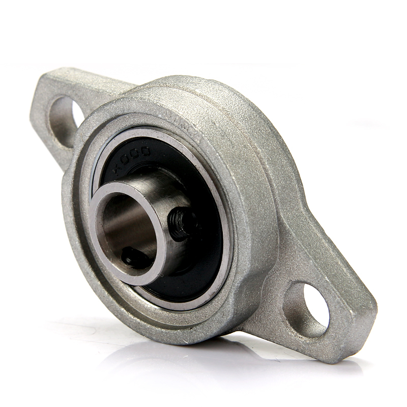 KFL001 12mm Zinc Alloy Mounted Shaft Support Flange Pillow Block Bearing