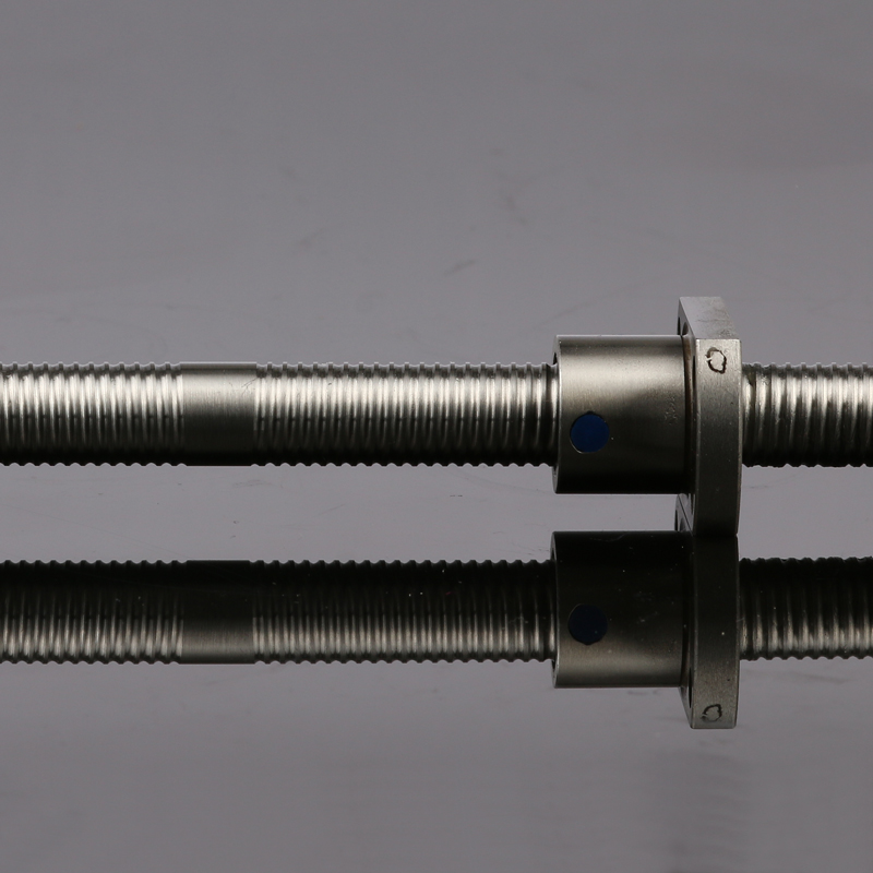 chrome steel screw 16mm diameter Left thread right thread on one ball screw