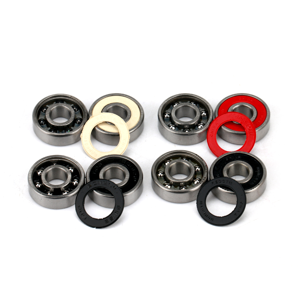 Professional skateboard rolamento chrome steel ABEC7 bones reds 608 single red seal in stock