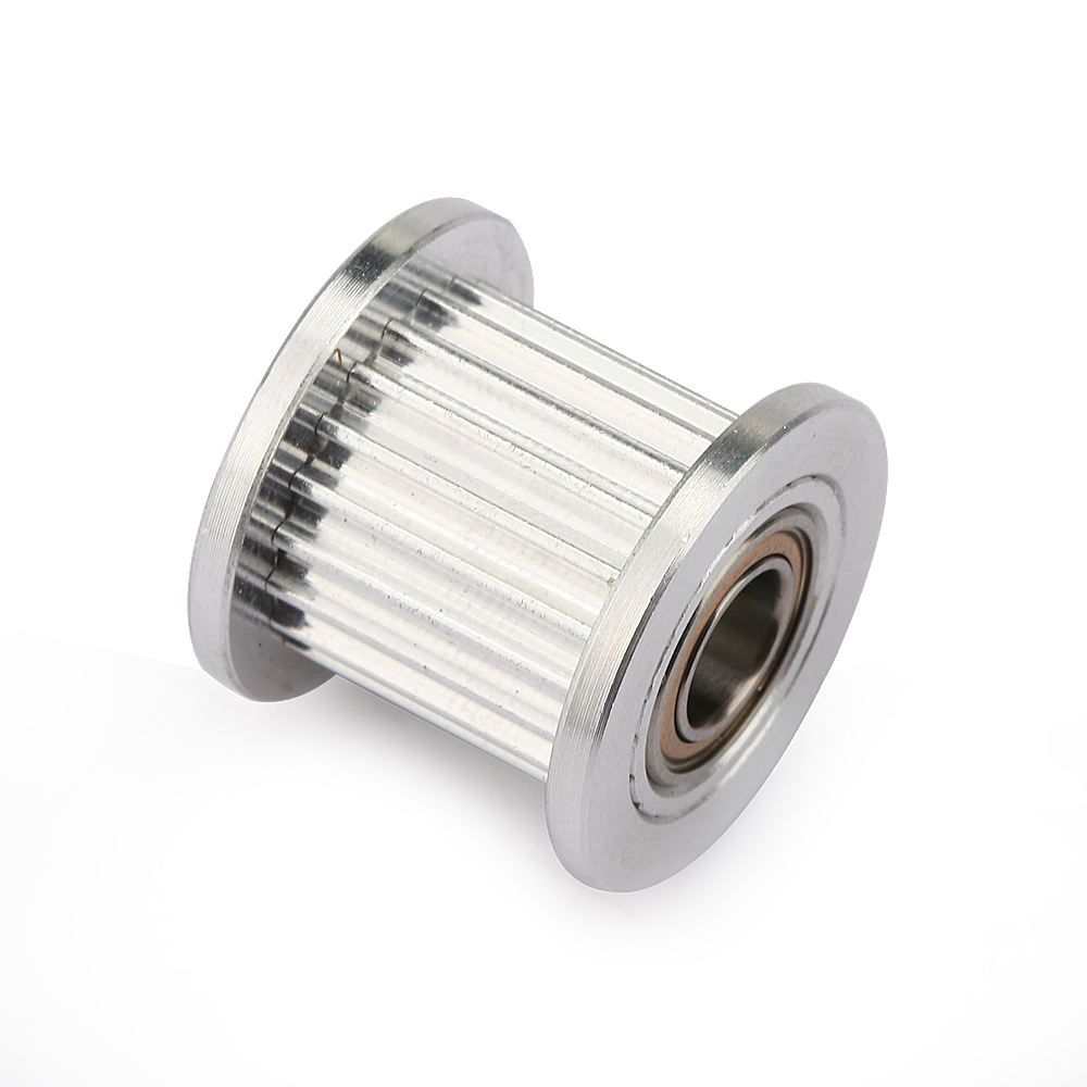 GT2 20 teeth timing belt pulley with two bearing 10mm width 3 4 5 6 mm bore size