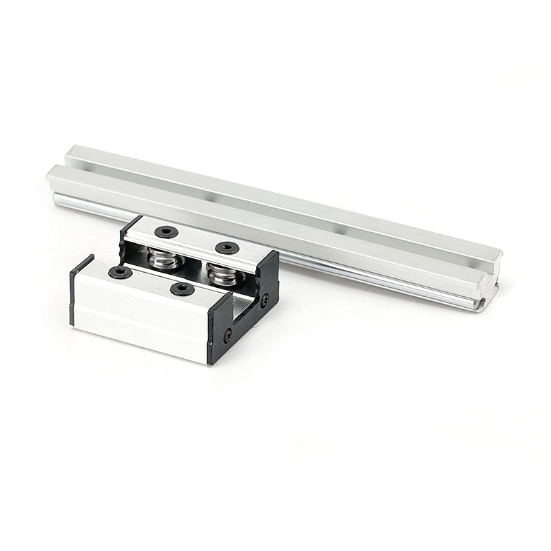 Customized length Silver Black double rod dual-axis linear guide track bearing LGB6-60L-4UU LGB6 100L-4UU 100L-6UU Wheel LGD6