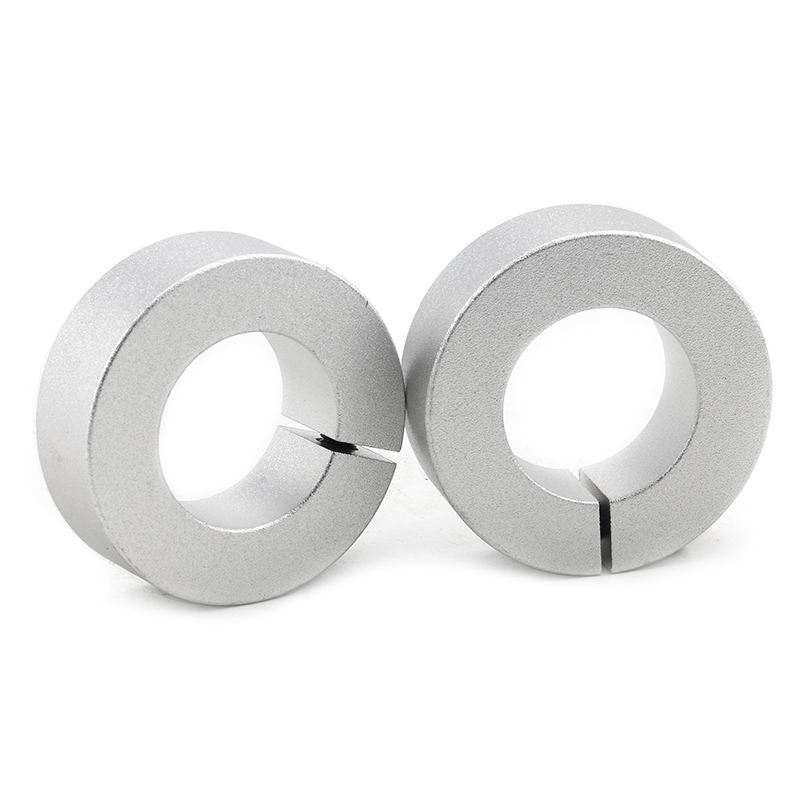 Aluminum open type optical axis clamping ring clamp shaft sleeve fixing ring 25*45*12mm SCS25