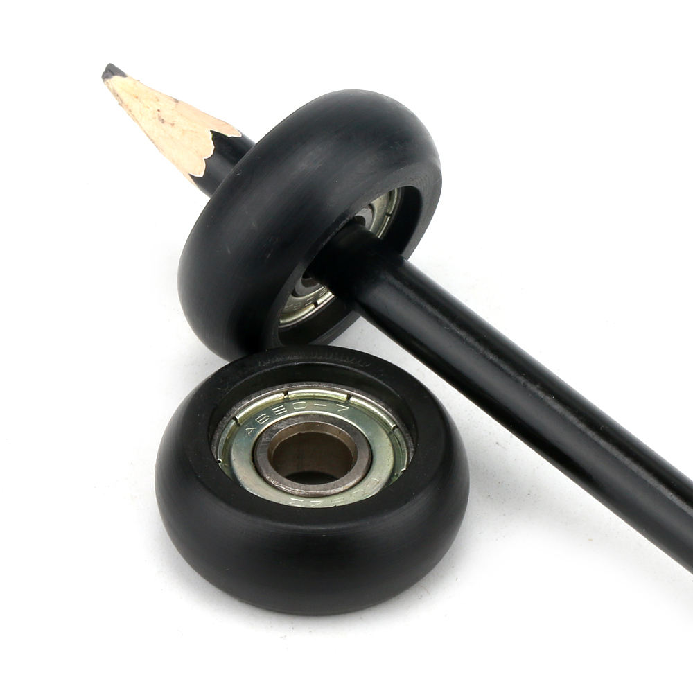 8*29*10mm nylon POM POM 608ZZ bearing steel roller small wheel plastic coated bearing moving pulley 608