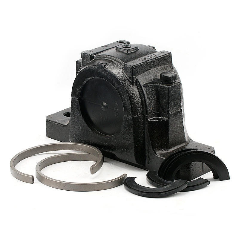 cnc lathe metal fabrication black pillow block bearing bracket SNL522-619