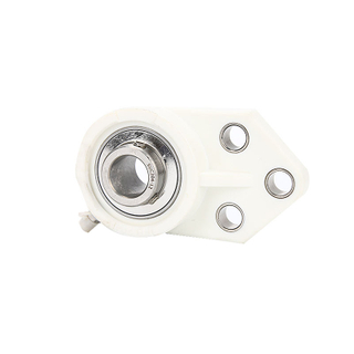 White plastic housing stainless steel pillow block bearing SUCFB204-12