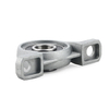 Miniature small bearing seat zinc alloy with vertical diamond seat pillow block bearing KP001