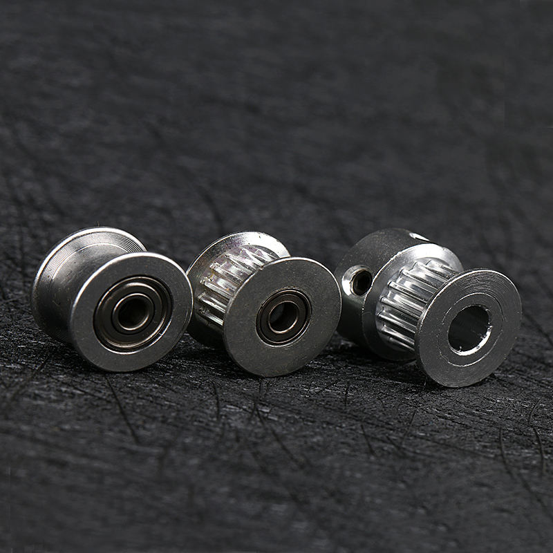 use 10mm 9mm width belt pulley with bearings passive wheel Palin wheel idler tensioner 2GT GT2 20 teeth bore size 3mm 4mm 5mm