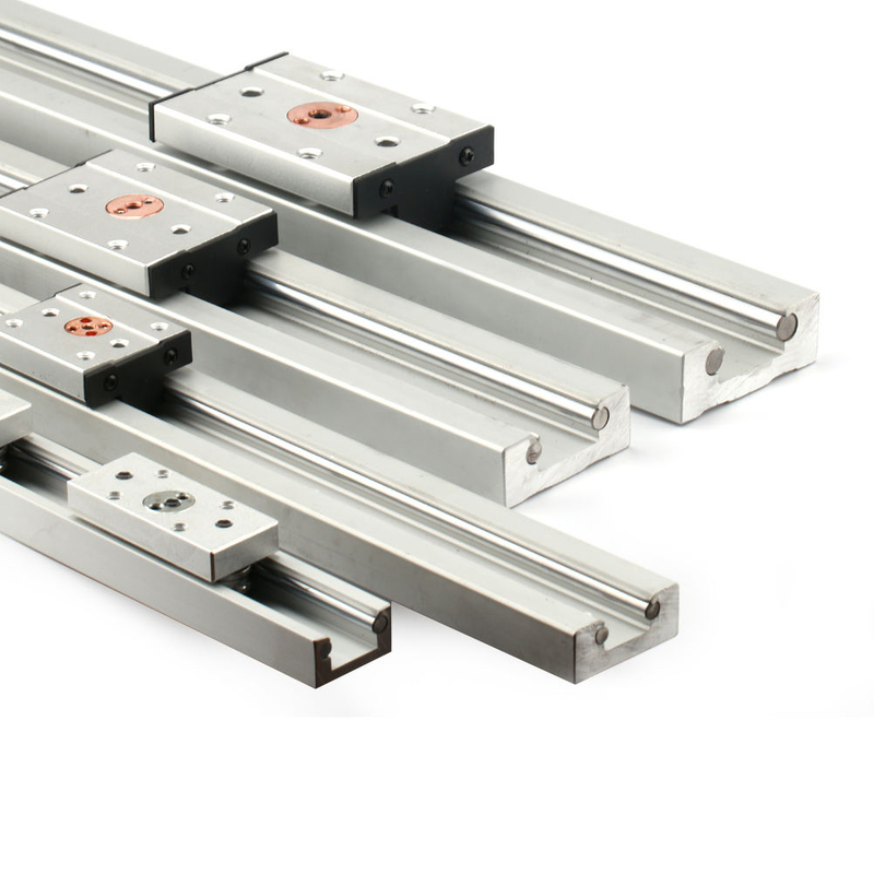 High-speed Mute Built-in Dual-axis Guide SGR20 SGB20-3/4/5 Wheel Linear Rail Block Bearing Nylon Cage Steel Cage OEM or YWS