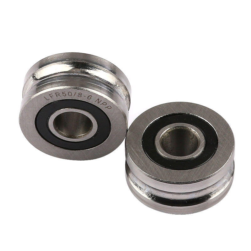Rail wheel U-groove roller Guide roller Bearings LFR5204-16