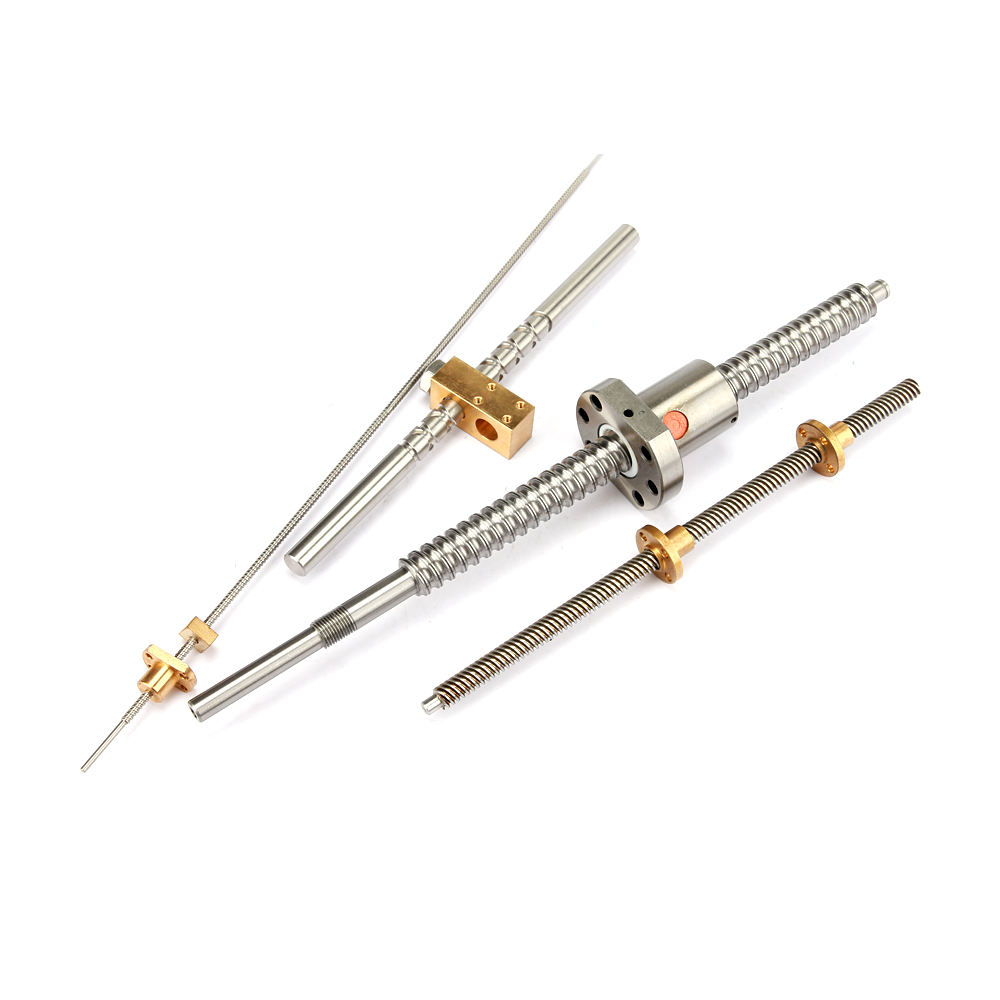 25mm Double Nut Ball Lead Screw DFU2505 DFU2510 with Left and Right Thread Manufacturing Plant,cnc Machine/3d Printer Bearing
