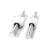 Cylindrical aluminum bracket linear guide rail optical axis slide rail slider SBR20UU SBR25UU SBR30UU SBR35UU SBR40UU
