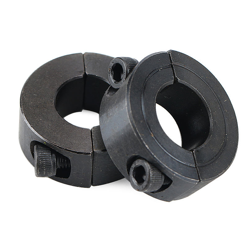 Split optical shaft retaining ring carbon steel blackened fixed collar 20*40*12mm SCSP20