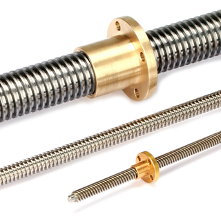 50mm Super High Lead Ground Ball Screw 10mm Lead Precision Large Length Lead Screw Trapezoidal Stainless Steel Screw Bearing OEM