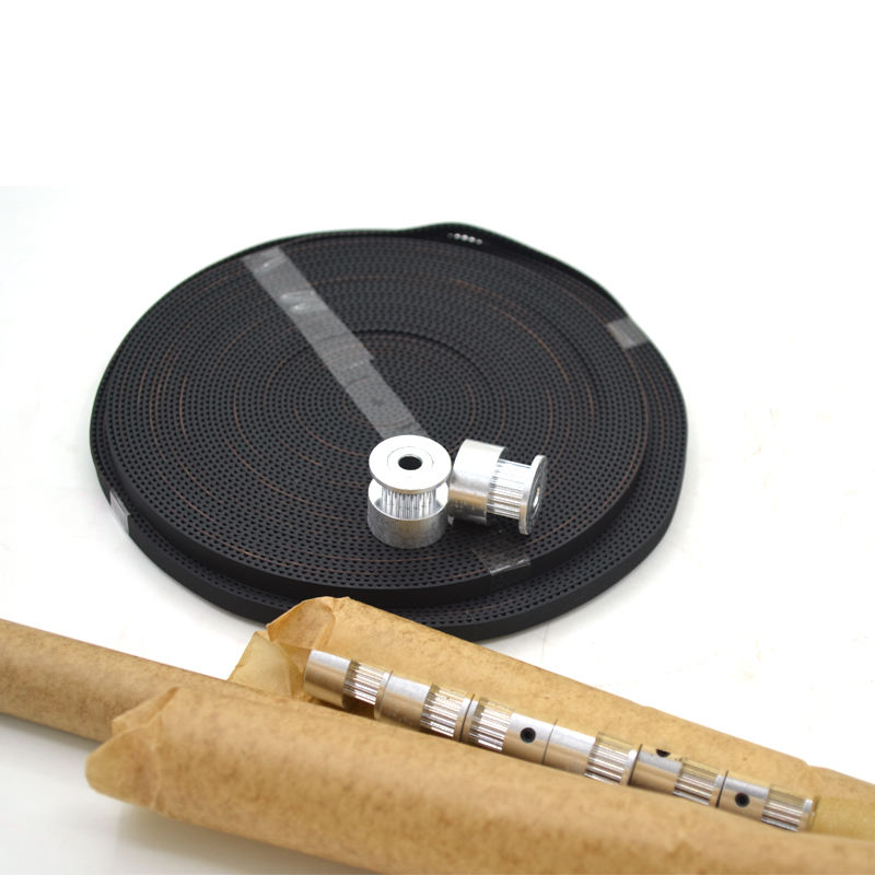 6mm width rubber timing belt with glass fiber GT2 type