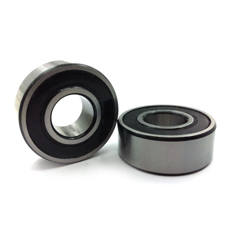 Cylindrical hole rubber seal self aligning ball bearing 2204E 2RS spherical ball bearing
