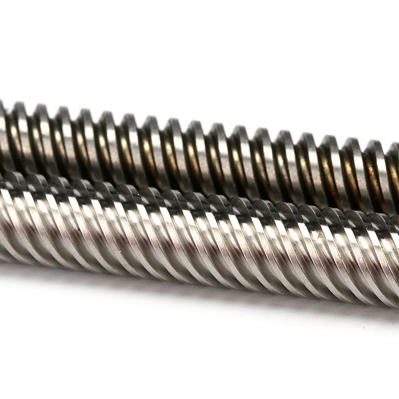 8mm Tr8x1Tr8x2 Tr8x4 Tr8x8 304 stainless steel lead Trapezoid screw use for 3D printer
