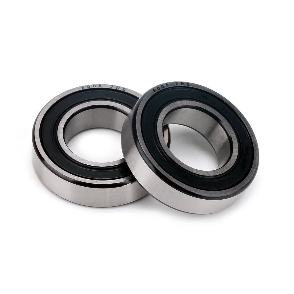 Chrome steel rings Si3N4 balls hybrid ceramic ball bearing 6005
