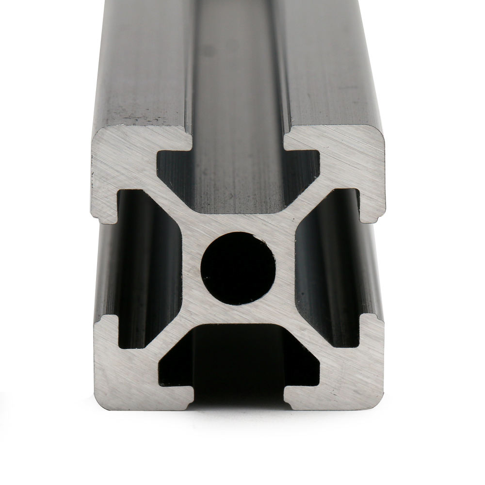 Oxidized black T V slot 2020 2040 aluminum alloy extrusion profile for linear guide rail