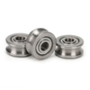 12*39.9*18*20mm Guide Roller Wheel Track Roller U Groove Bearing track roller bearing LFR5201-14 NPP KDD