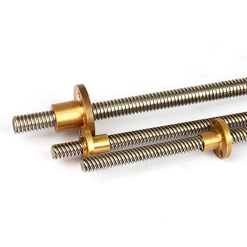 Tr5x2 stainless steel 5mm threaded trapezoidal lead screw Tr5