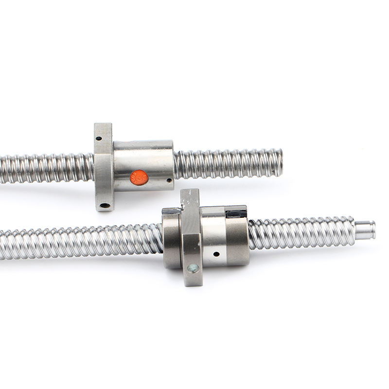 C7 grade Rolling ball screw end machining single nut double nut ballscrews SFU1605 SFU1610 DFU1605