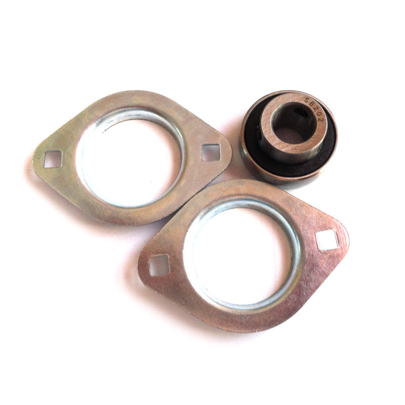 15mm diameter stamped oval 2 bolt flanged mounted bearings pillow block bearing SBPFL202