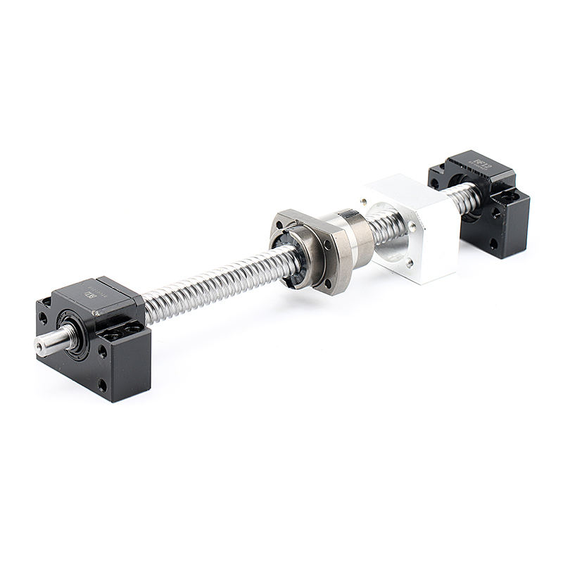 CNC parts C5 accuracy SFU2505 grinding ball spindle screw 25mm with ball nut